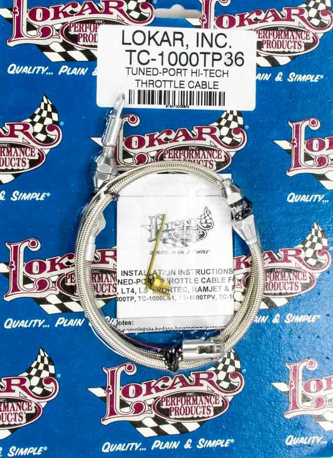 LOKAR TC-1000TP36 36in. TPI Hi-Tech Throttle Cable