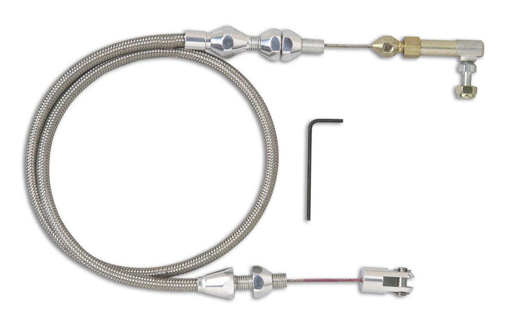 LOKAR TCP-1000HT Hi-Tech Throttle Cable - Polished