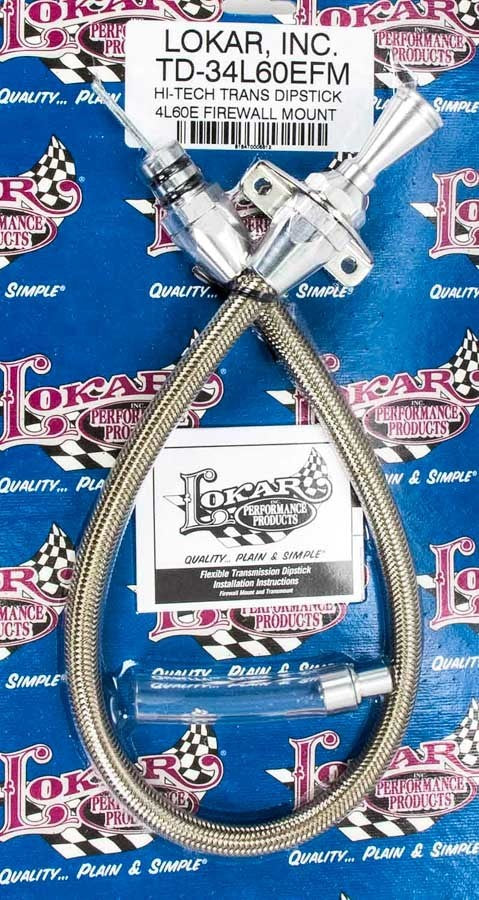 LOKAR TD-34L60EFM 4L60E Firewall Mount Trans Dipstick