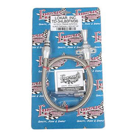LOKAR TD-34L80FM36 Transmission Dipstick 4L80 Firewall Mount 36in