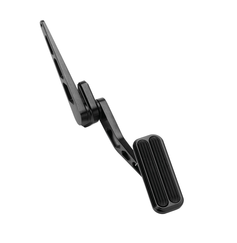 LOKAR XBAG-6004 Blk Billet Aluminum Throttle Pedal w/Rubber