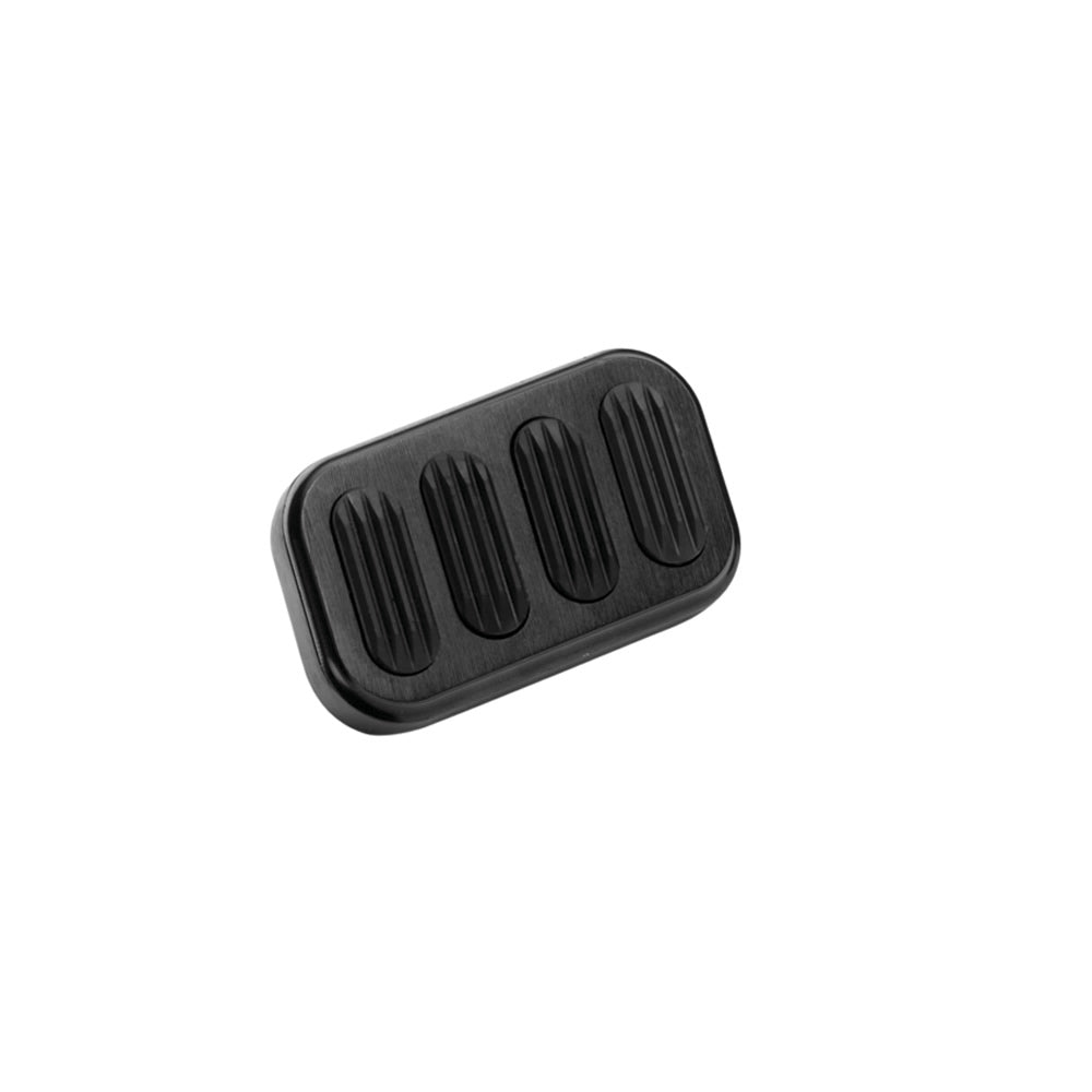 LOKAR XBAG-6005 Blk Billet Aluminum Brake Pad w/Rubber