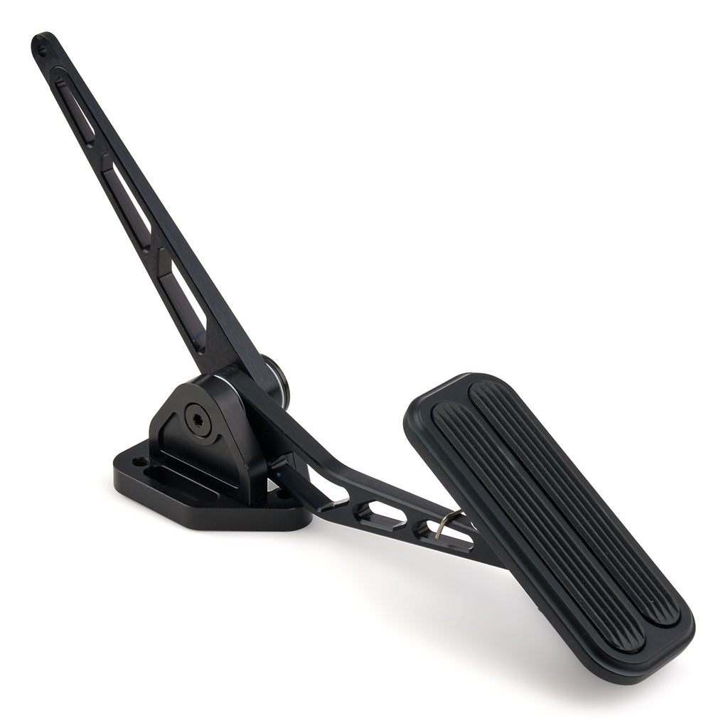 LOKAR XBAG-6206 LOKAR 70-81 GM F-Body Aluminum Gas Pedal with Rubber - Black Anodized, Part XBAG-6206