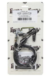 LOKAR XDP-1000HT36 36in Duo Pack Throttle Cable Black