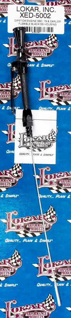 LOKAR XED-5002 Flexible Engine Dipstick Black Pre -79 GM SBC