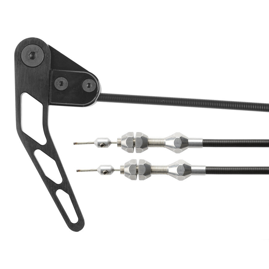 LOKAR XHR-1100U LOKAR Black Hood and Trunk Release Cable Kit (Part Number: XHR-1100U)