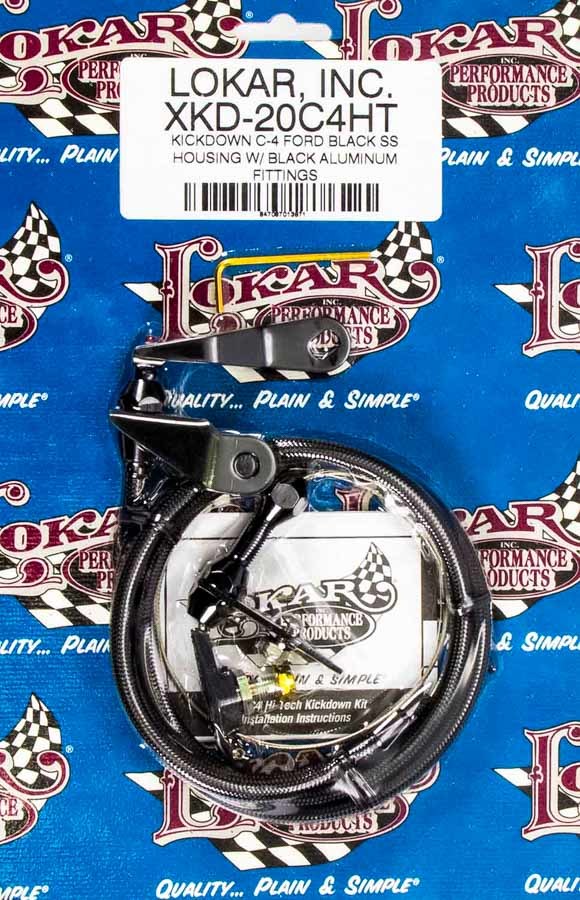 LOKAR XKD-20C4HT Black Kickdown Kit Ford C4