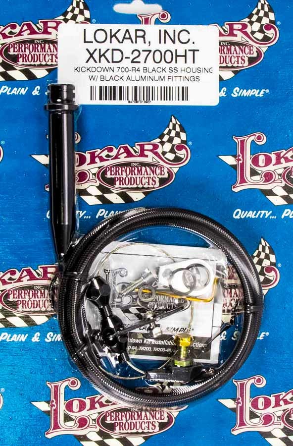 LOKAR XKD-2700HT Black Kickdown Kit GM 700R4