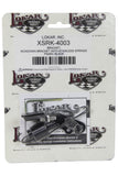 LOKAR XSRK-4003 Bracket And Springs Kick Down Black Stainless Ste
