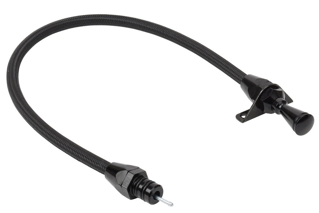 LOKAR XTD-3350400FM Black Trans Dipstick GM TH350/400 Firewall Mt