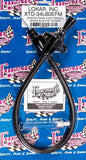 LOKAR XTD-34L60EFM Black Trans Dipstick GM 4L60E Firewall Mount