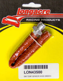 LONGACRE 52-43500 Temp Sensor 280deg SMI w/QD Lead & Fitting