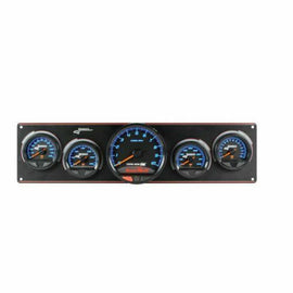 LONGACRE 52-44577 Waterproof SMI 4 Gauge Panel W/Tach OP/WT/OT/FP