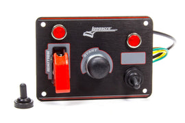 LONGACRE 52-44866 Ignition Panel Black w/ 1 Acc. and Pilot Light