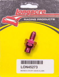 LONGACRE 52-45273 Brake Fitting #4-3/16in Bulkhead