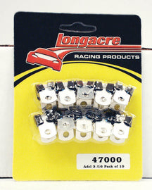 LONGACRE 52-47000 Line Clamps 3/16in 10pk