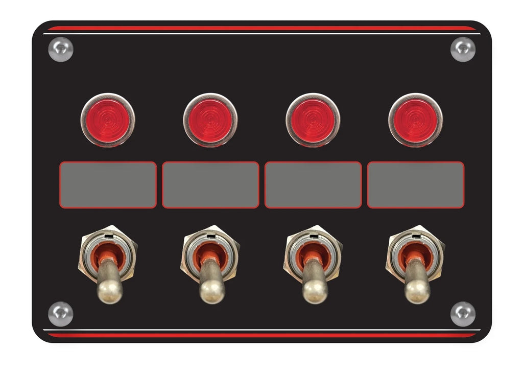 LONGACRE 52-48865 Accessory Panel Black Switch w/Pilot Light