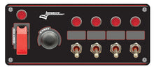 Load image into Gallery viewer, LONGACRE 52-48869 Ignition Panel Black w/ 4 Acc and Pilot Light