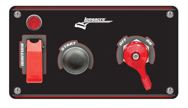 LONGACRE 52-48871 Ignition Panel Black w/Batt Disconnect