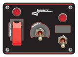 LONGACRE 52-48966 Ignition Panel Black w/ 1 Acc and Pilot Light