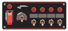 Load image into Gallery viewer, LONGACRE 52-48969 Ignition Panel Black w/4 Acc and Pilot Light