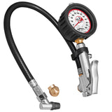 LONGACRE 52-52008 Tire Gauge Quick Fill 0-60psi 2-1/2in Glow