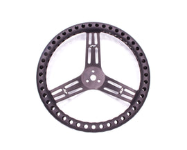 LONGACRE 52-56833 Streering Wheel 14in Dished Drilled Black
