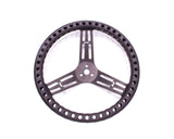 LONGACRE 52-56833 Streering Wheel 14in Dished Drilled Black
