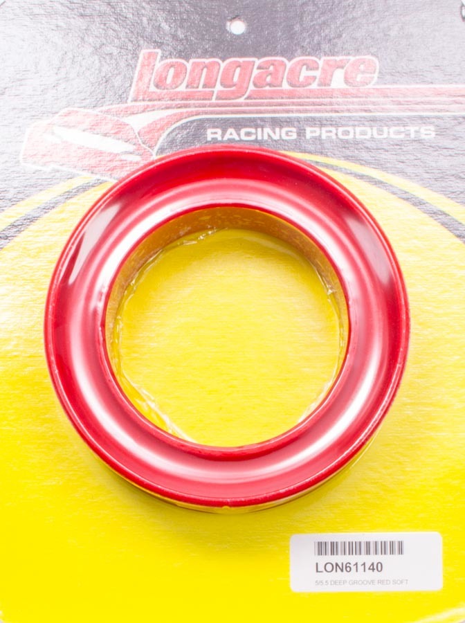 LONGACRE 52-61140 5in/5.5in Deep Groove Spring Rubber Red Soft