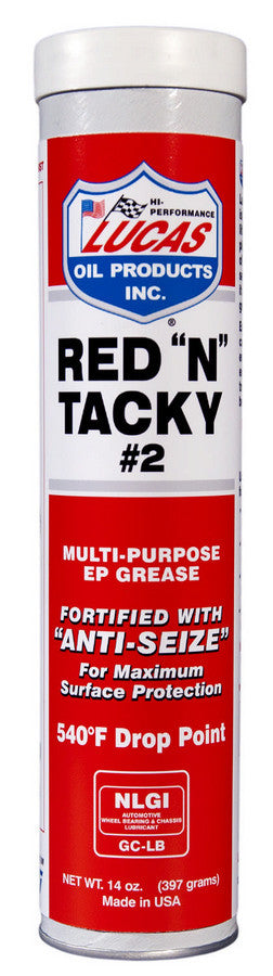 LUCAS OIL 10005 Red-N-Tacky Gre 14 oz Tube