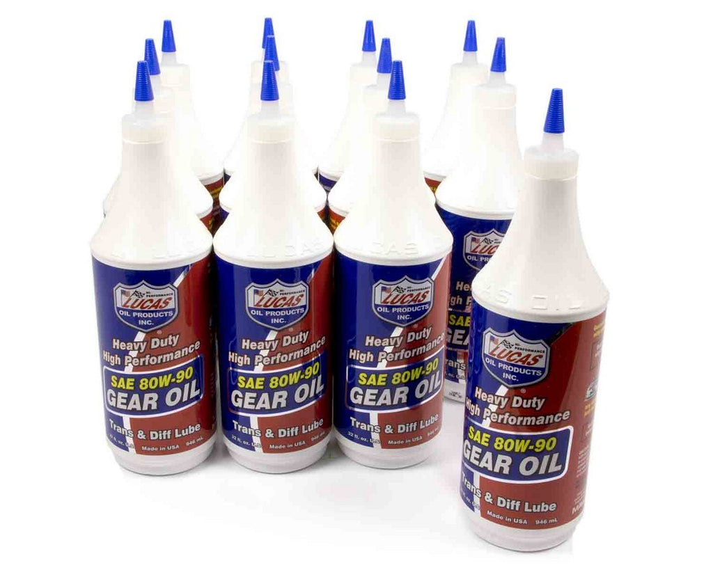 LUCAS OIL 10043-12 80w90 Gear Oil Case/12
