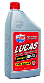 LUCAS OIL 10049-6 Synthetic 5w30 Oil Case 6x1 Quart Dexos
