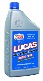 LUCAS OIL 10053 SAE 30w Motor Oil 1 Qt Petroleum