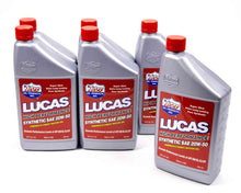 Load image into Gallery viewer, LUCAS OIL 10054-6 Synthetic 20w50 Oil 6x1 Qt