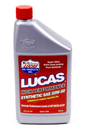 LUCAS OIL 10054 Synthetic 20w50 Oil 1 Qt