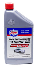 Load image into Gallery viewer, LUCAS OIL 10101 Synthetic SAE 5w50 Oil 1 Quart