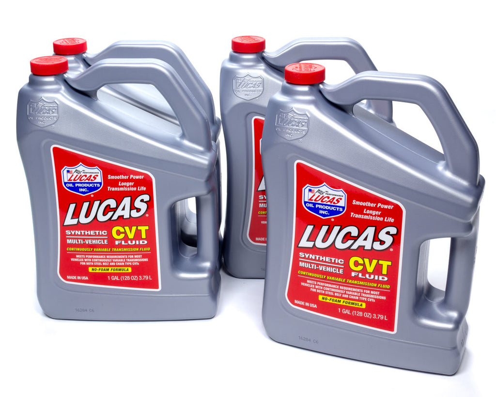 LUCAS OIL 10112-4 Synthetic CVT Trans Fluid Case 4 x 1 Gallon