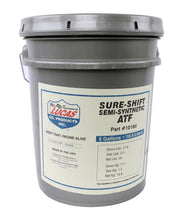 Load image into Gallery viewer, LUCAS OIL 10166 Lucas Oil Sure Shift Semi-Synthetic ATF Transmission Fluid 5 Gallon Pail, Part 10166
