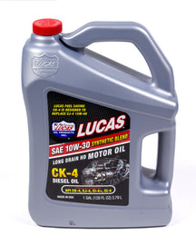 LUCAS OIL 10282 Synthetic Blend 10w30 Diesel Oil Case 1 Gallon