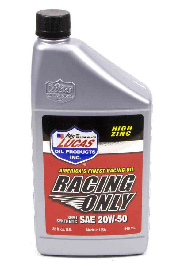 LUCAS OIL 10306 Semi Synthetic Race Oil 20w50 1 Qt