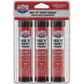 LUCAS OIL 10318-10 Red N Tacky Grease Case 10 x (3x3oz)