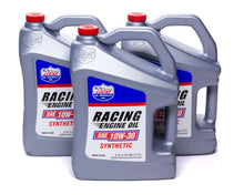 Load image into Gallery viewer, LUCAS OIL 10611-3 Synthetic Racing Oil 10w 30 Case 3 x 5qt Bottle