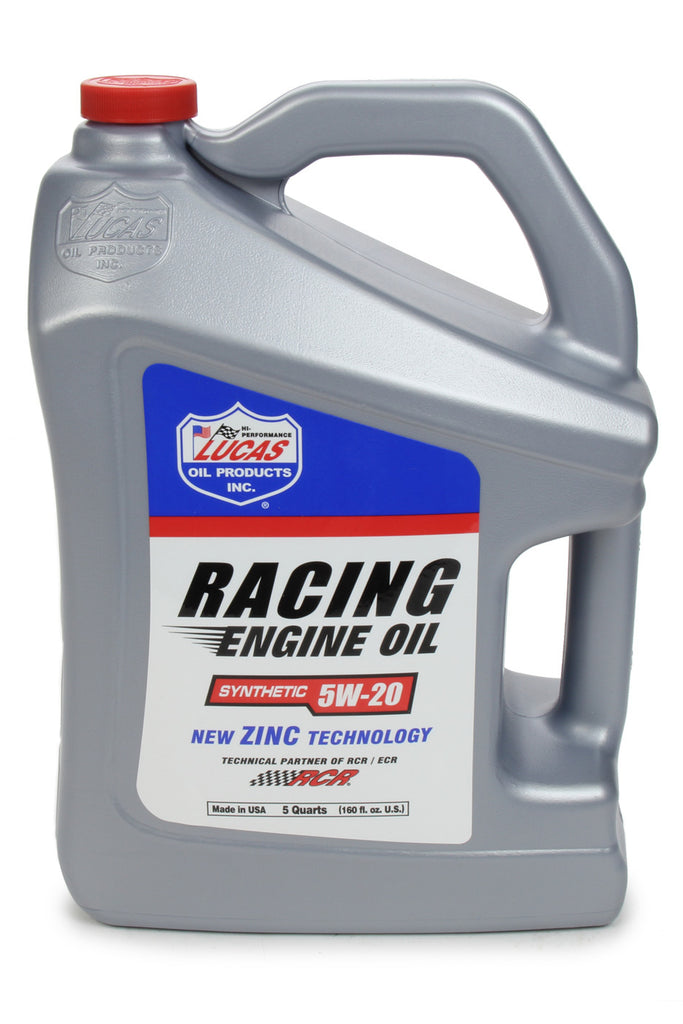 LUCAS OIL 10884 5w20 Synthetic Racing Oil 5 Quart Bottle