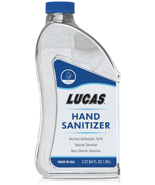 LUCAS OIL 11176-50 Hand Sanitizer Case 50 x 2oz Bottles
