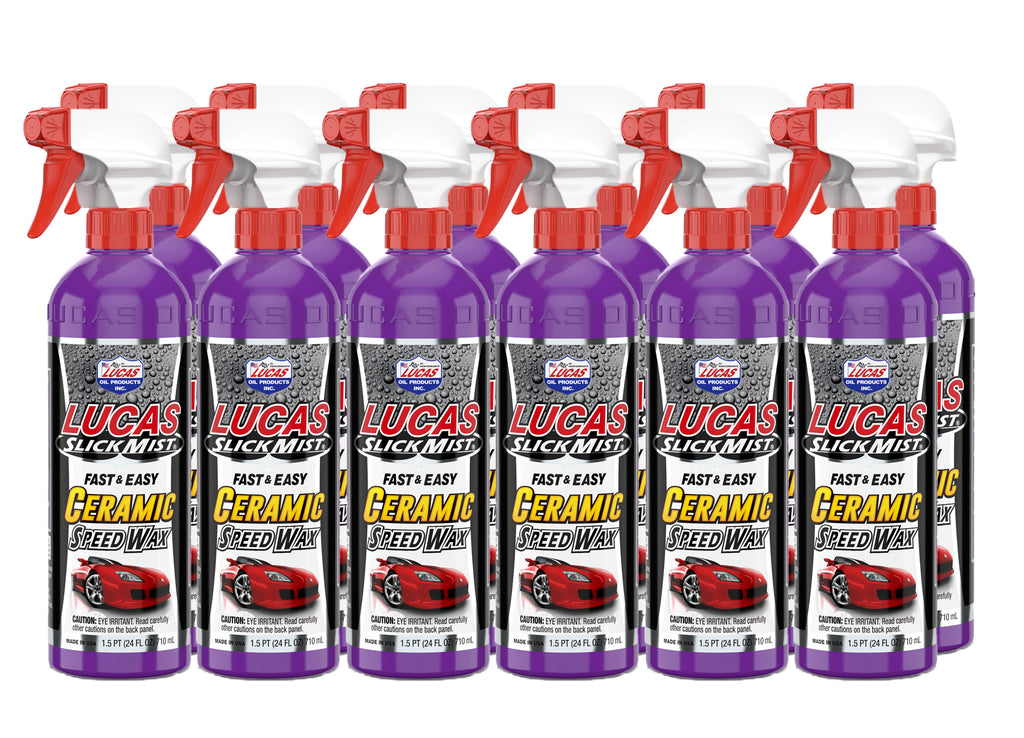 LUCAS OIL 11294-6 Ceramic Speed Wax 24oz Case 6 x 24oz Bottles