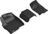 3D MAXPIDER L1GM02411509 GM P/U 1500 19-  Kagu Fl oor Liners 1st Row Black
