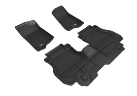3D MAXPIDER L1JP02201509 Jeep Gladiator 20-  Kagu Floor Liner 1&2 Rows Blk