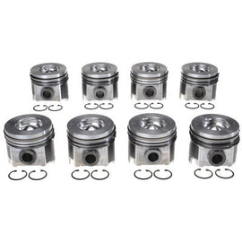 MAHLE ORIGINAL/CLEVITE 2243503WR020 Piston Set w/Rings Ford 6.0L Diesel 8pk