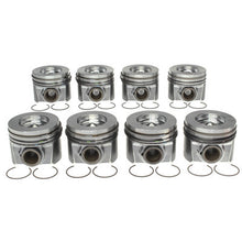 Load image into Gallery viewer, MAHLE ORIGINAL/CLEVITE 2243666WR Piston Set w/Rings Ford 6.4L Diesel 8pk