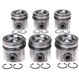 MAHLE ORIGINAL/CLEVITE 2243673WR Piston Set w/Rings Dodge 5.9L Cummins 6pk